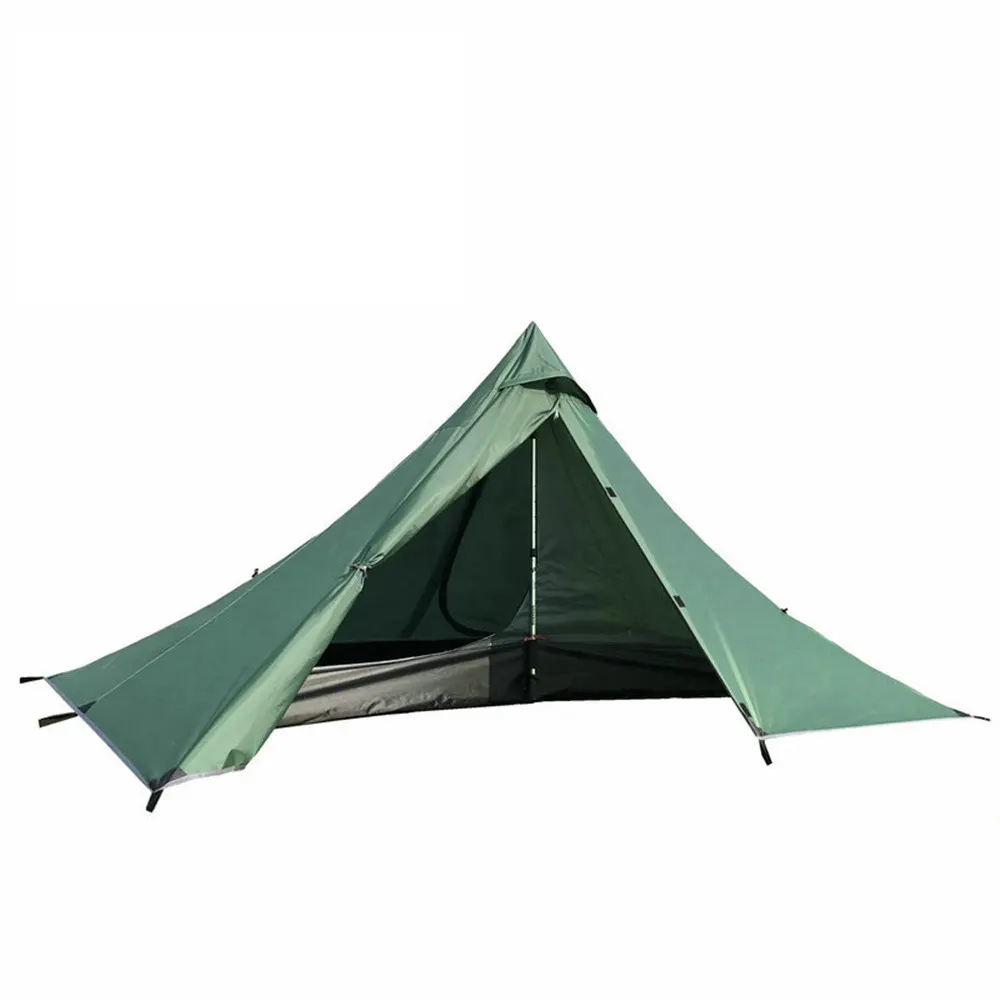 Hot Sale 3 Person Lightweight Tipi Tent Teepee Tents for Family Team Outdoor Backpacking Camping