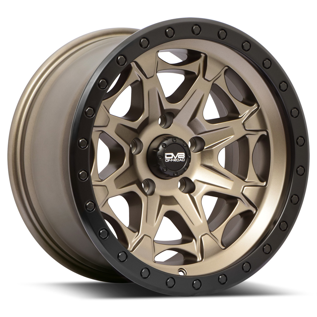 DV8 Offroad 886 Sim Beadlock Matte Bronze 17 X 9 BP:6X1397 OS:12 Wheel