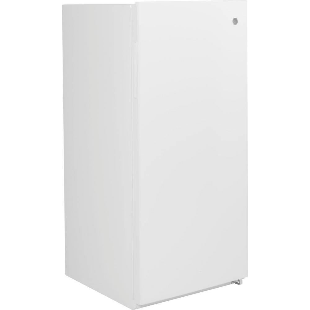 GE Garage Ready 14.2 cu. ft. Frost Free Defrost Upright Freezer in White FUF14QRRWW