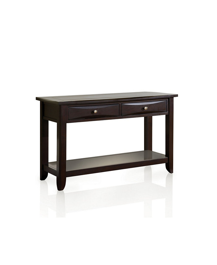 Furniture of America Bonner Espresso Sofa Table