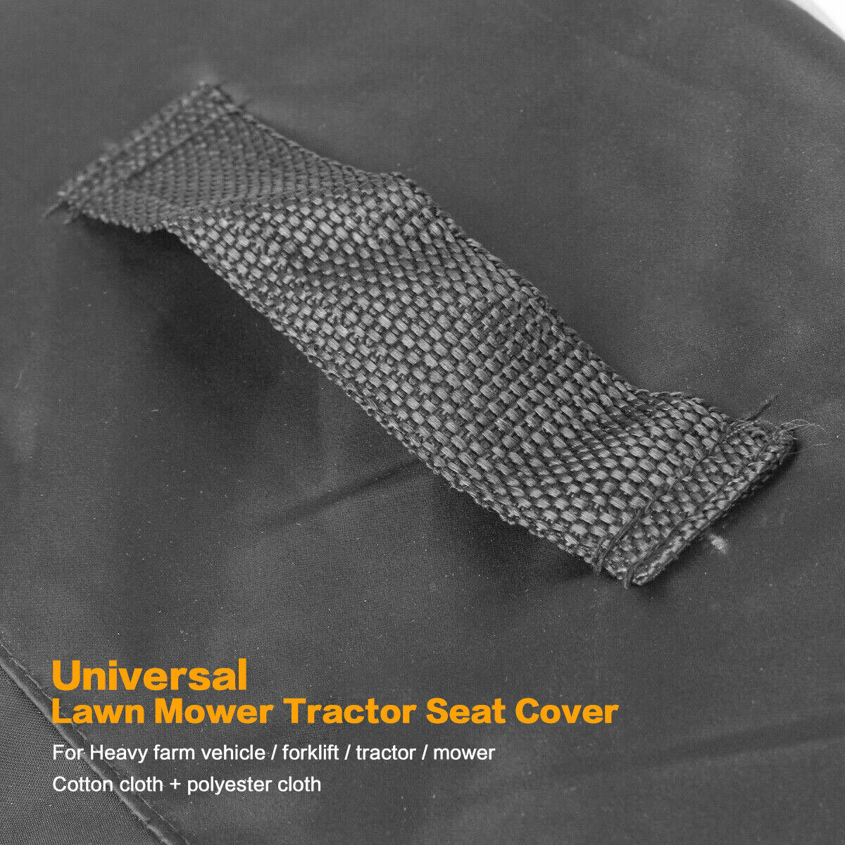 Universal Lawn Mower Tractor Seat Cover Padded Comfort Pad Storage Pouch