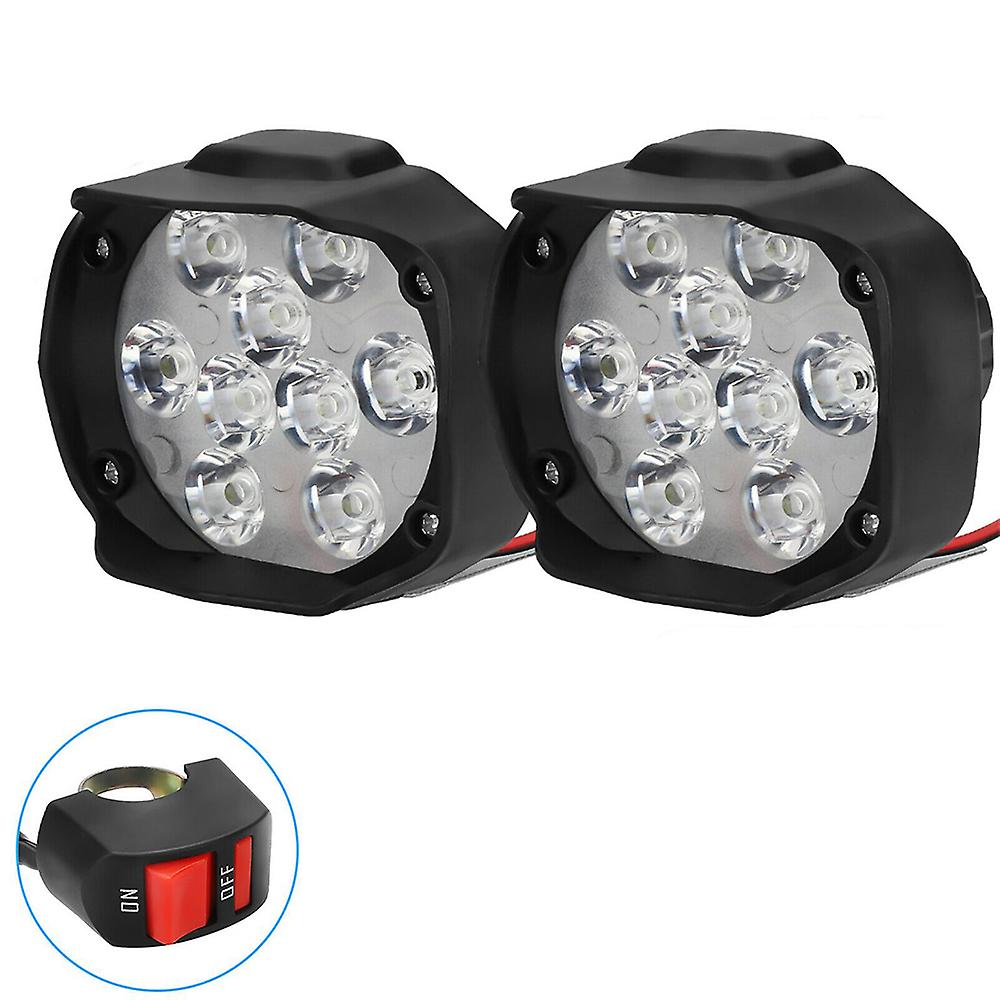 Universal Car Atv Motorcycle Lamp Led Lights Waterproof Fog Bright Headlight