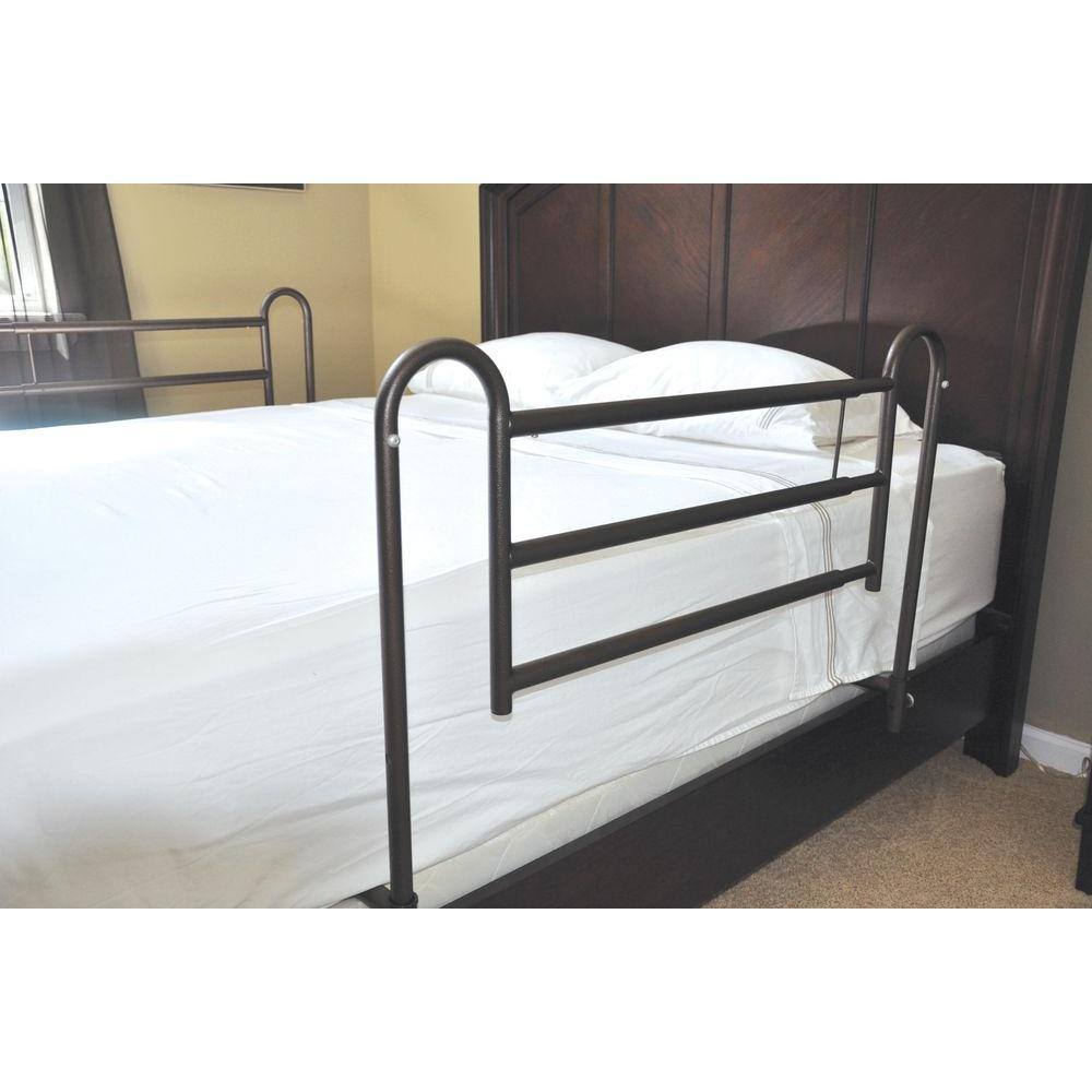 Drive Medical Home Bed Style Adjustable Length Bed Rails 16500bv