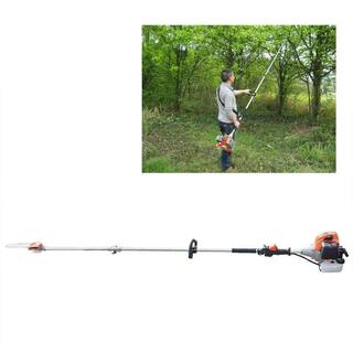 YIYIBYUS 59 in. 52cc 2-Stroke Gasoline Engine Tree Pole Saw Pruner Cordless Gas Chainsaw BI-MLLCR-1507+08