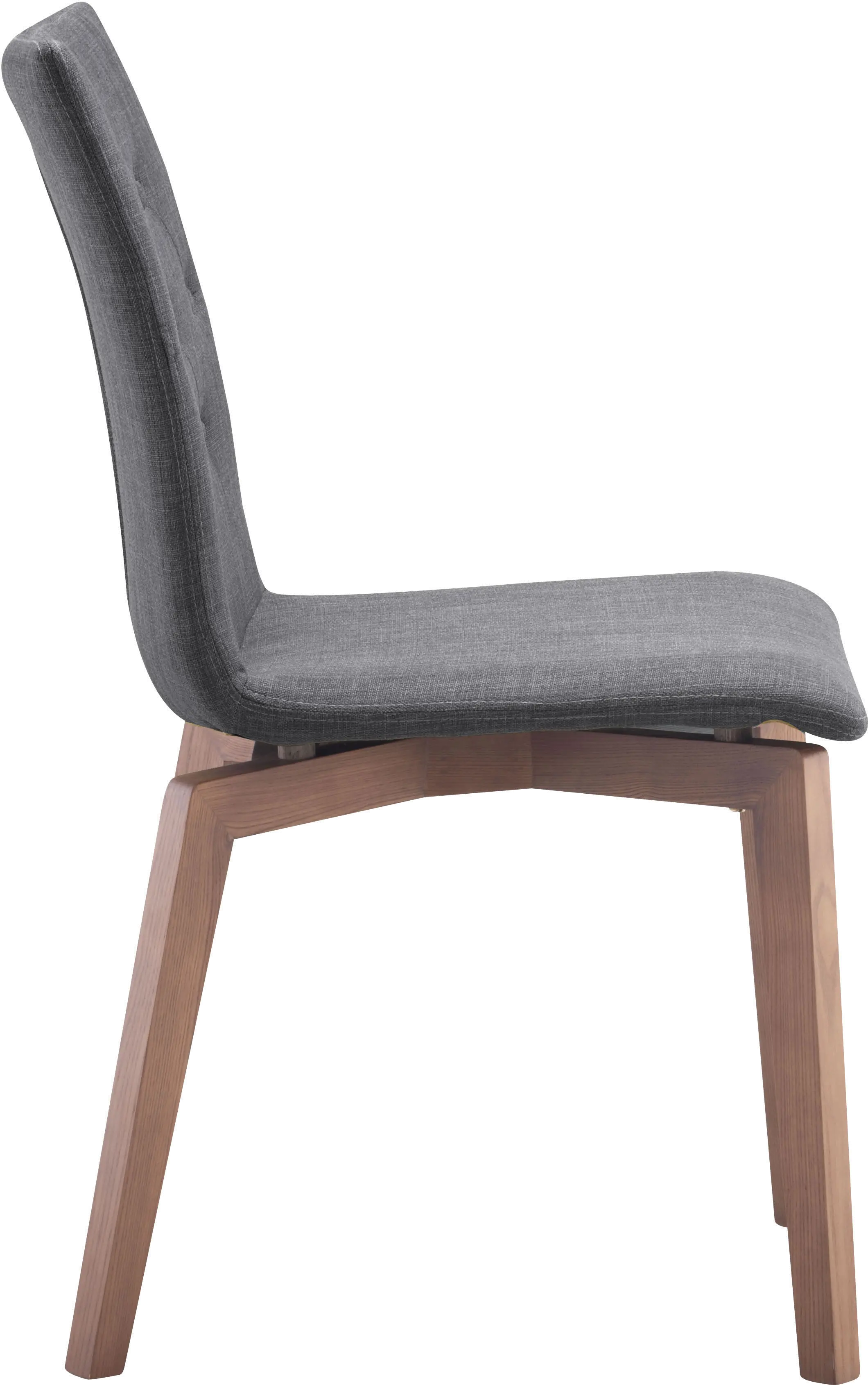 Orebro Graphite Gray Dining Chair， Set of 2