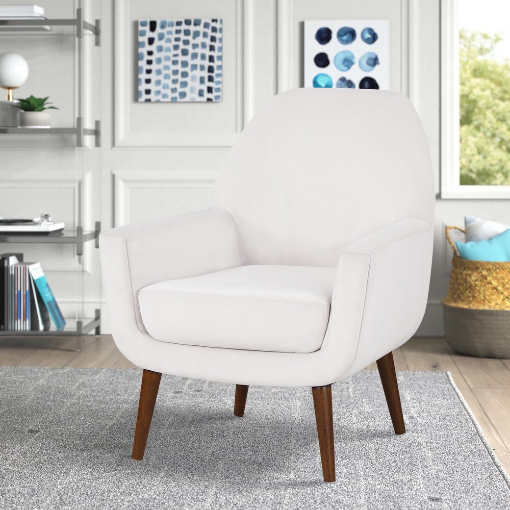 Adrian Mid Century Velvet Arm Chair by Greyson Living