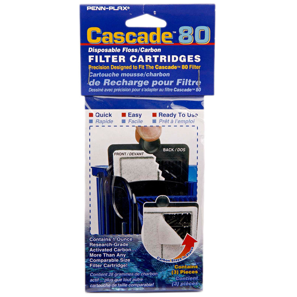 Cascade Penn Plax， Cascade hang on power replacement filter cartridge