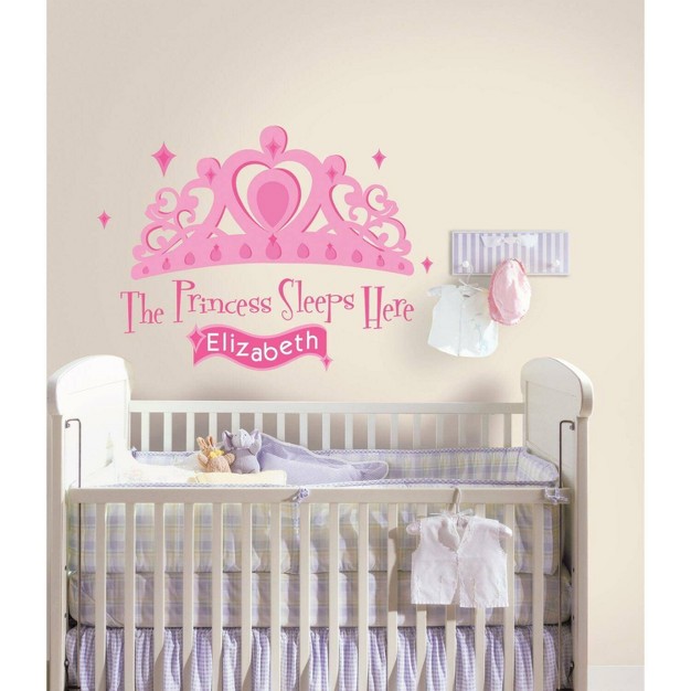 Princess Sleeps Here Peel And Stick Giant Wall Decal Roommates