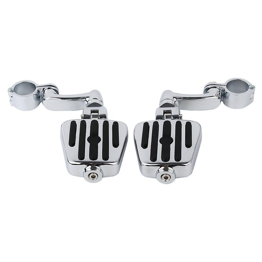 Born Pretty Motorcycle 1 1/4 andquot; Highway Engine Guard Footpeg With Clamps Fit For Harley Models