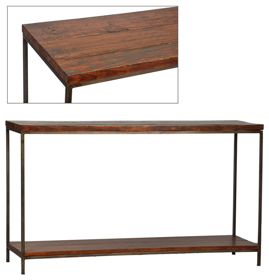 Delvin Console Table   Industrial   Console Tables   by Old Bones Co.  Studios  Houzz