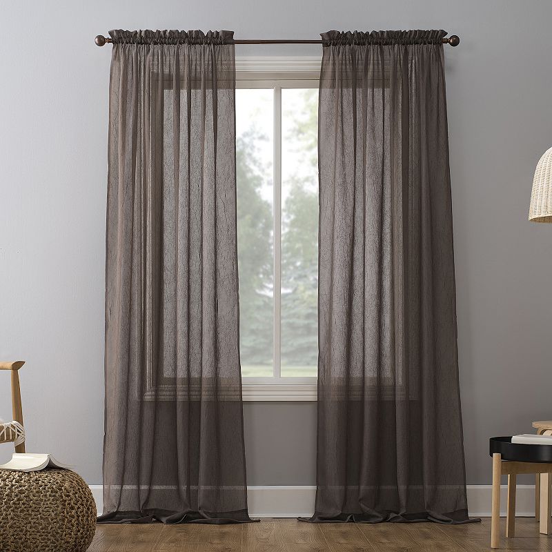 No. 918 Erica Crushed Sheer Voile Window Curtain