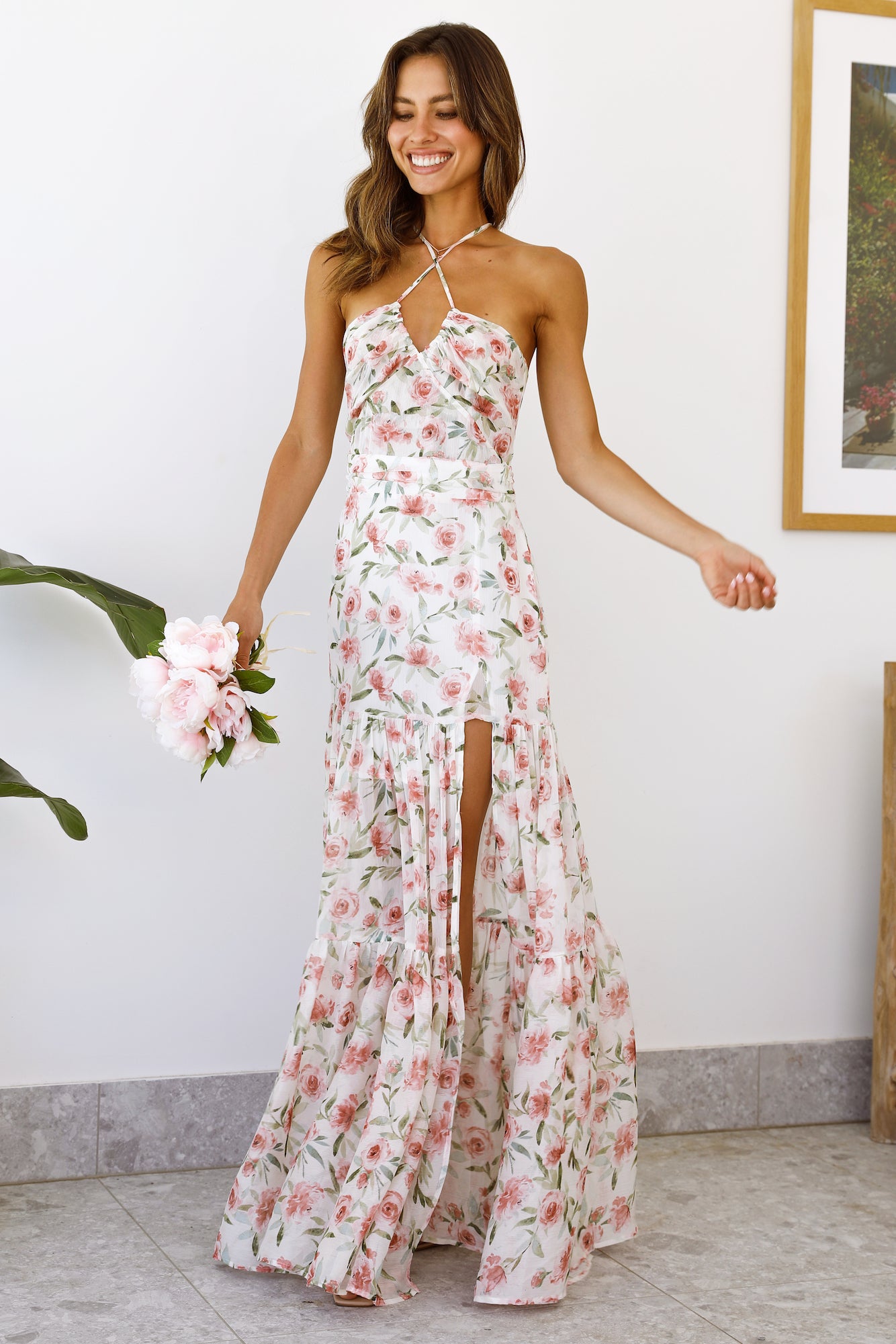 HELLO MOLLY Blossomed Maxi Dress