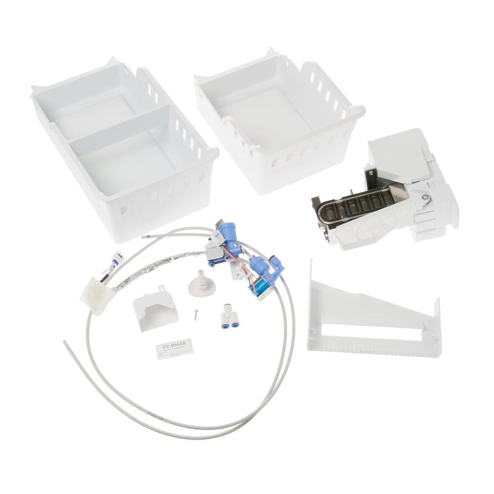 GE 3 lbs. Optional Second Ice Maker Kit in White for GE Bottom Freezers IM5D