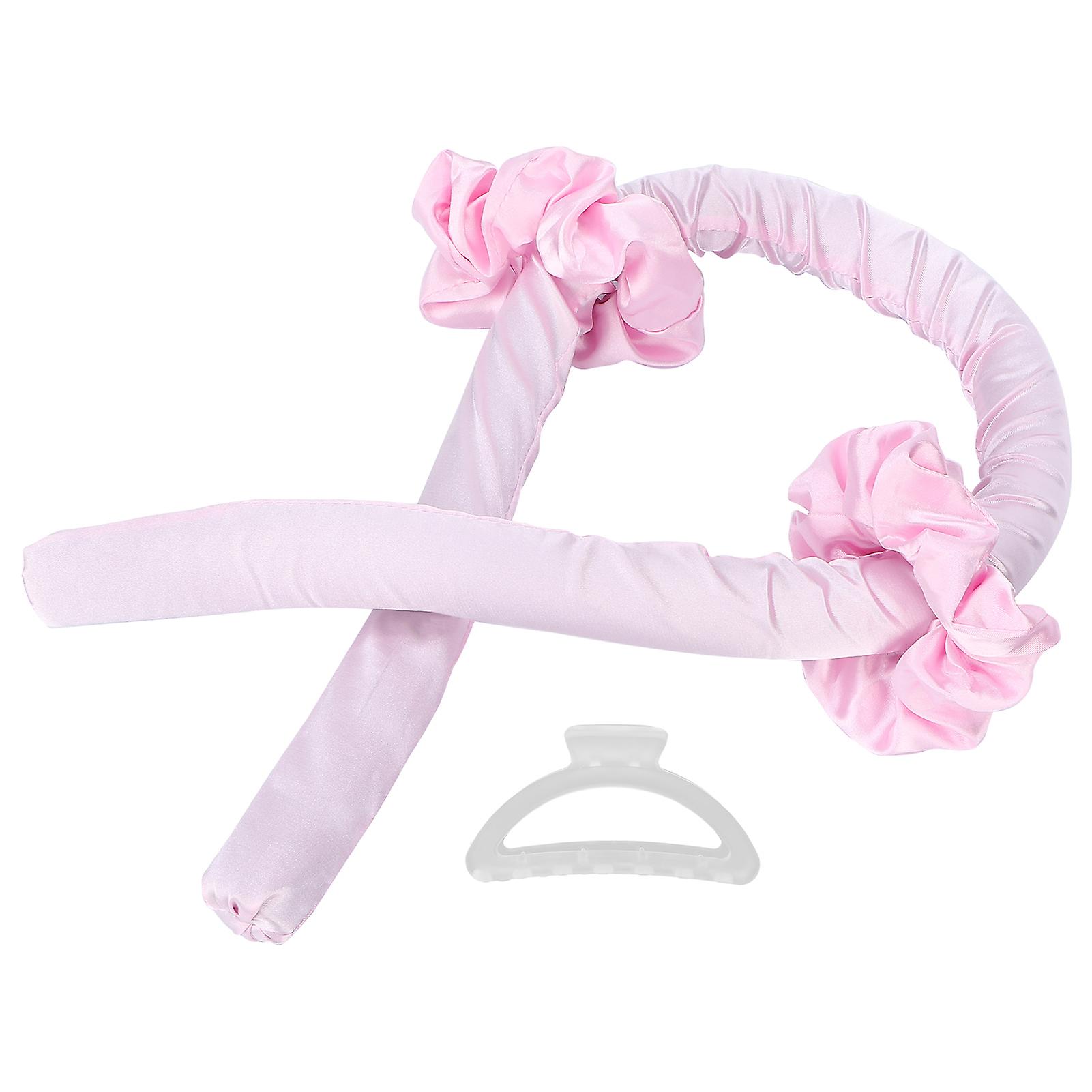 Curling Foam Hair Roller Heatless Hair Curlers Headband Diy Sleeping Hair Curling Toolpink