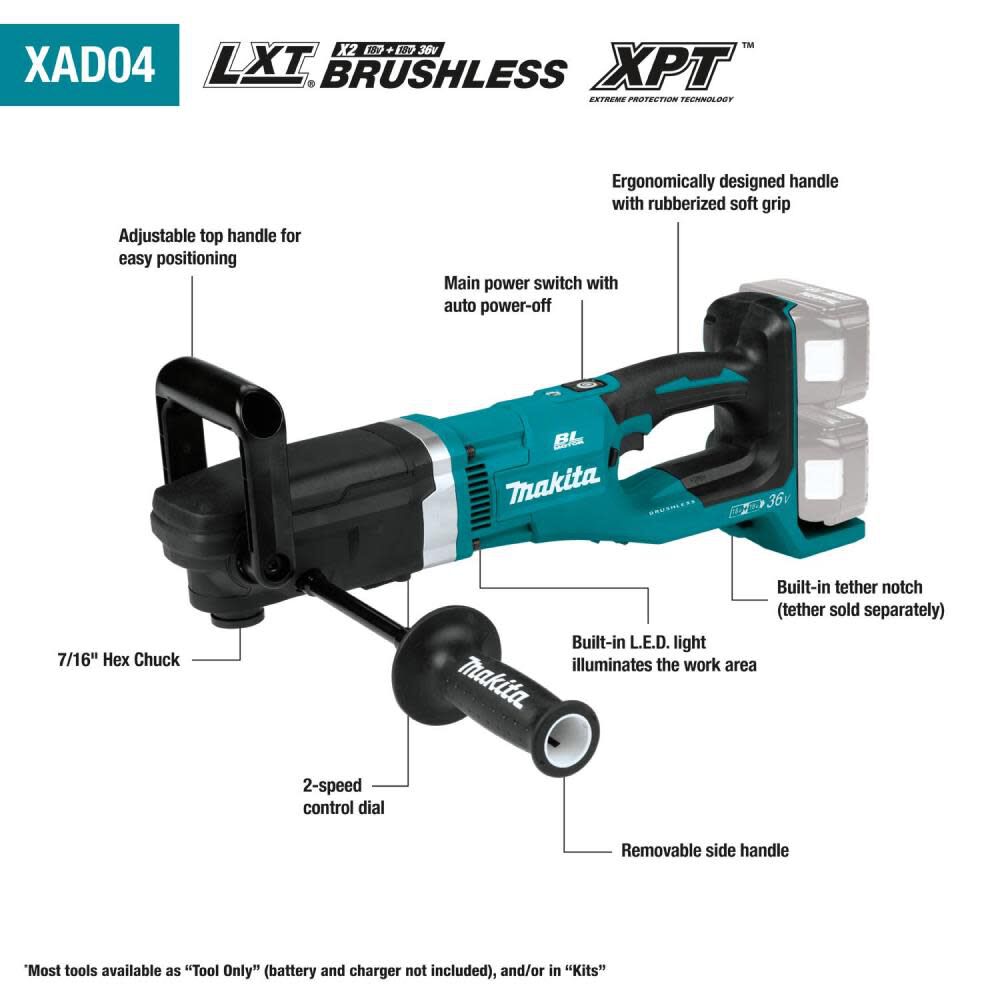 Makita 36V (18V X2) LXT 7/16