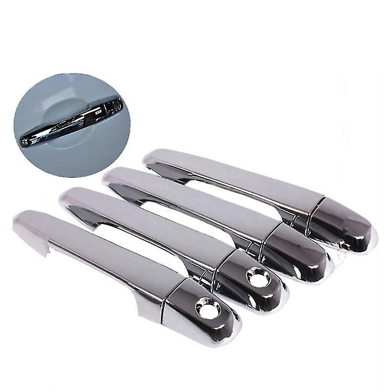 8pcs For L200 Triton Pickup 2006-2014 Chrome Door Handle Cover Trim