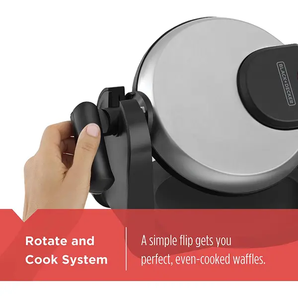 Black + Decker Belgian Flip Waffle Maker