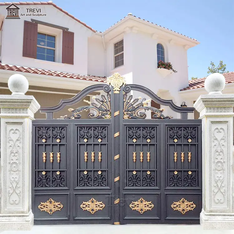 High Quality Custom Design Iron Garage Door Aluminum Gate