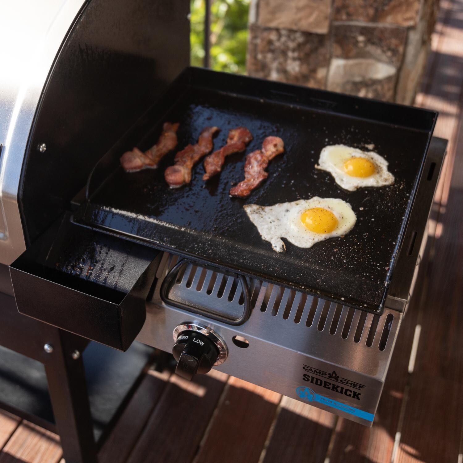 Camp Chef Woodwind WiFi 24-Inch Pellet Grill With Propane Sidekick Burner