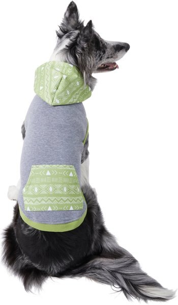 Frisco Green Southwest Dog and Cat Hoodie