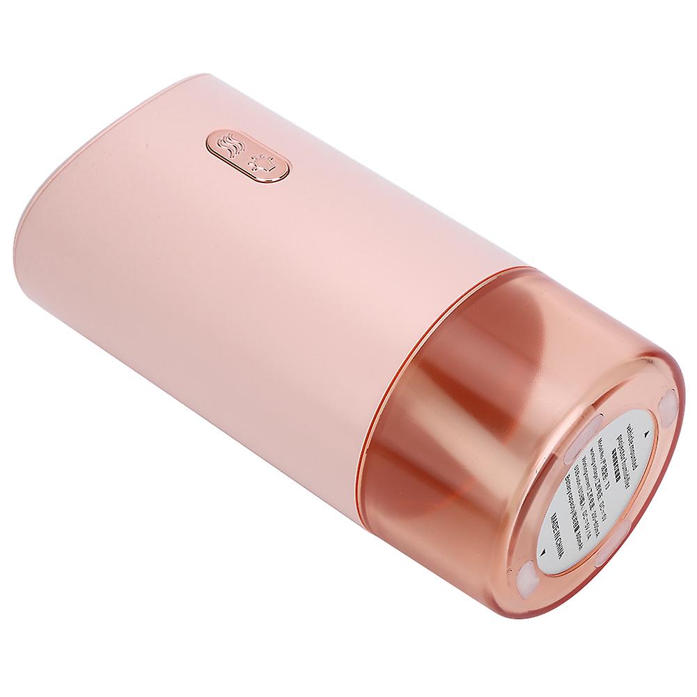 300ml Mini Usb Rechargeable Air Humidifier With Projection Ambient Light For Home Office Car Usepink