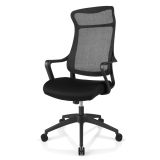 Lenzer Mesh High-Back Task Chair， Black， BIFMA Certified