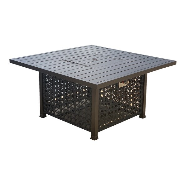 Monterey Backyard Casual Propane Fire Pit Table