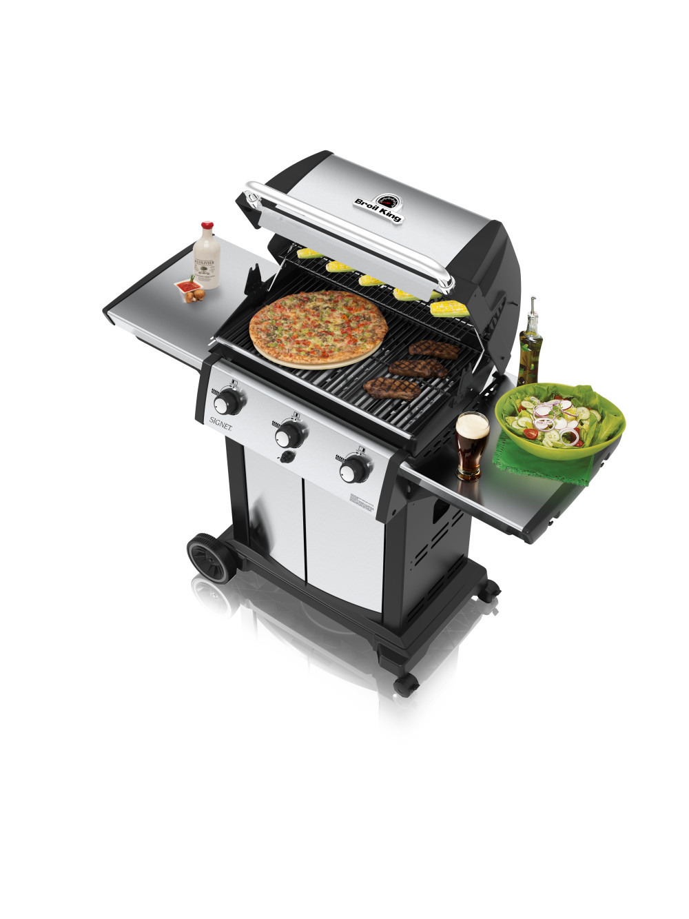 Signet 320 3-Burner Natural Gas Grill ;