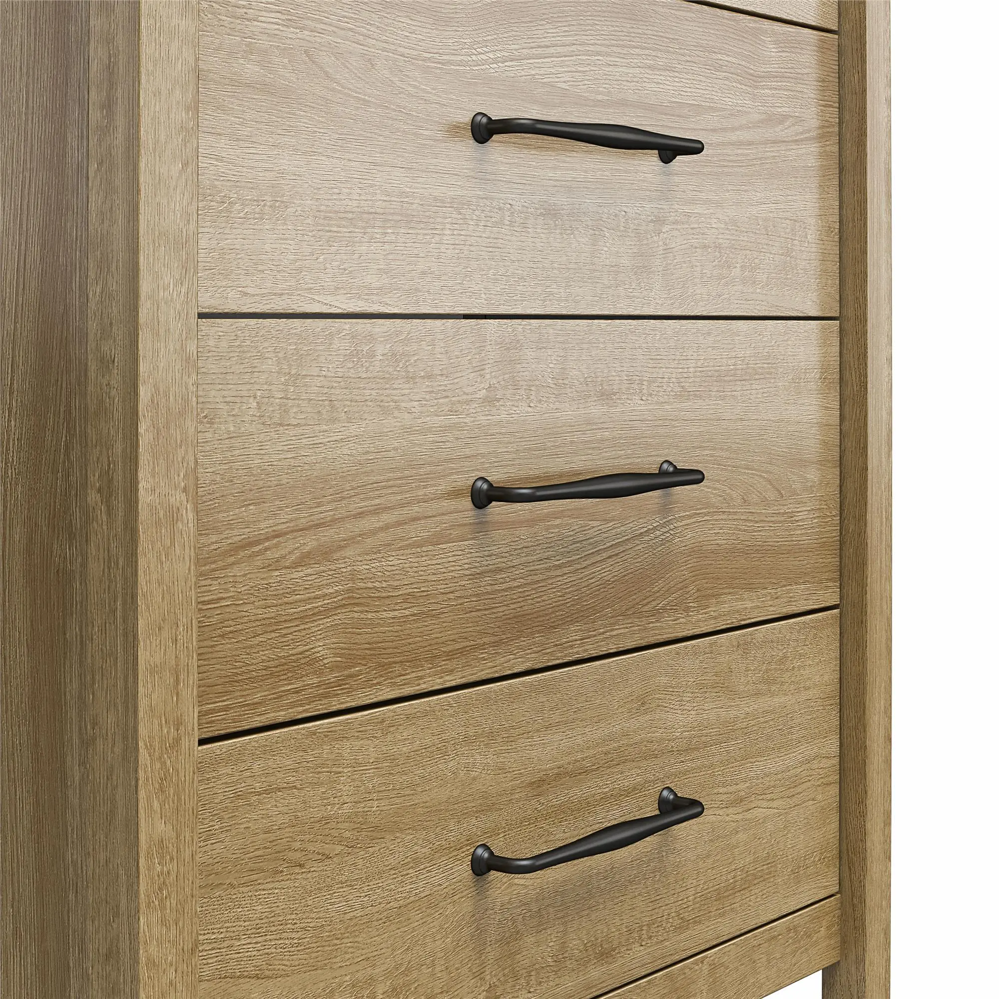 Augusta Natural 5 Drawer Tall Dresser