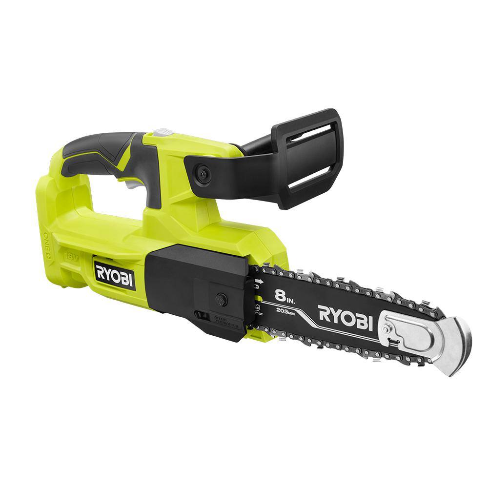 RYOBI ONE+ 18V 8 in. Battery Pruning Chainsaw (Tool Only) P5452BTL