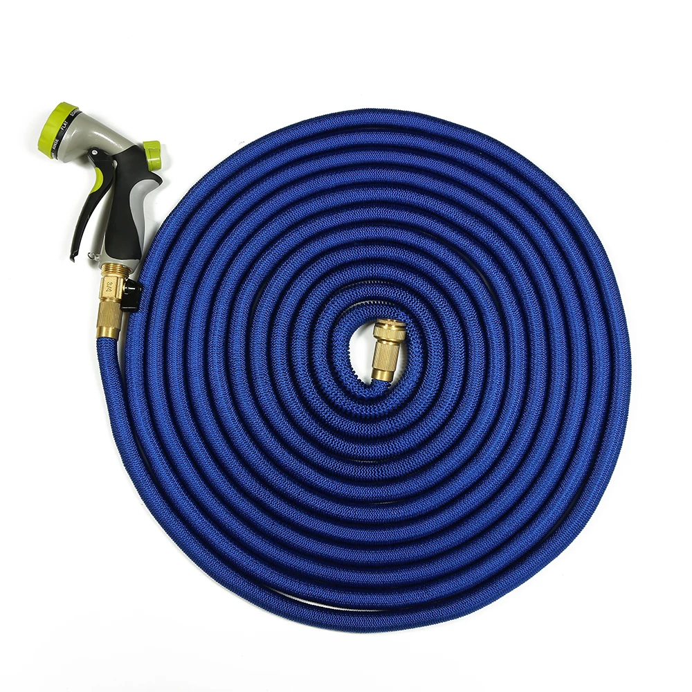 Factory supply quality 25ft 50ft 75ft 100ft size garden water hose Layer Latex expandable magic water hose