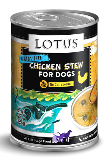 Lotus Chicken and Asparagus Stew Canned Dog Food