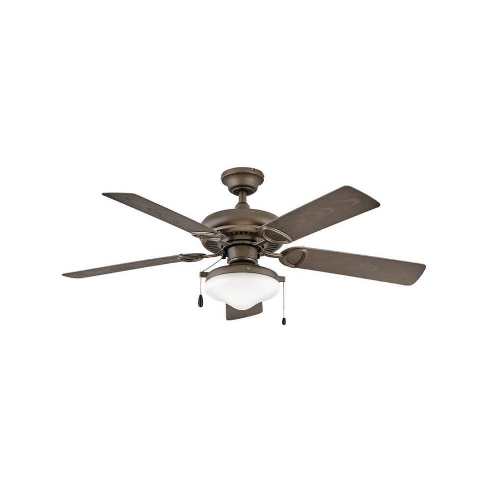 HINKLEY Vera Cruz 52 in IndoorOutdoor Metallic Matte Bronze Ceiling Fan Pull Chain