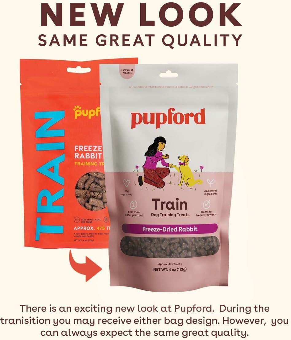 Pupford Rabbit Training Freeze-Dried Dog Treats