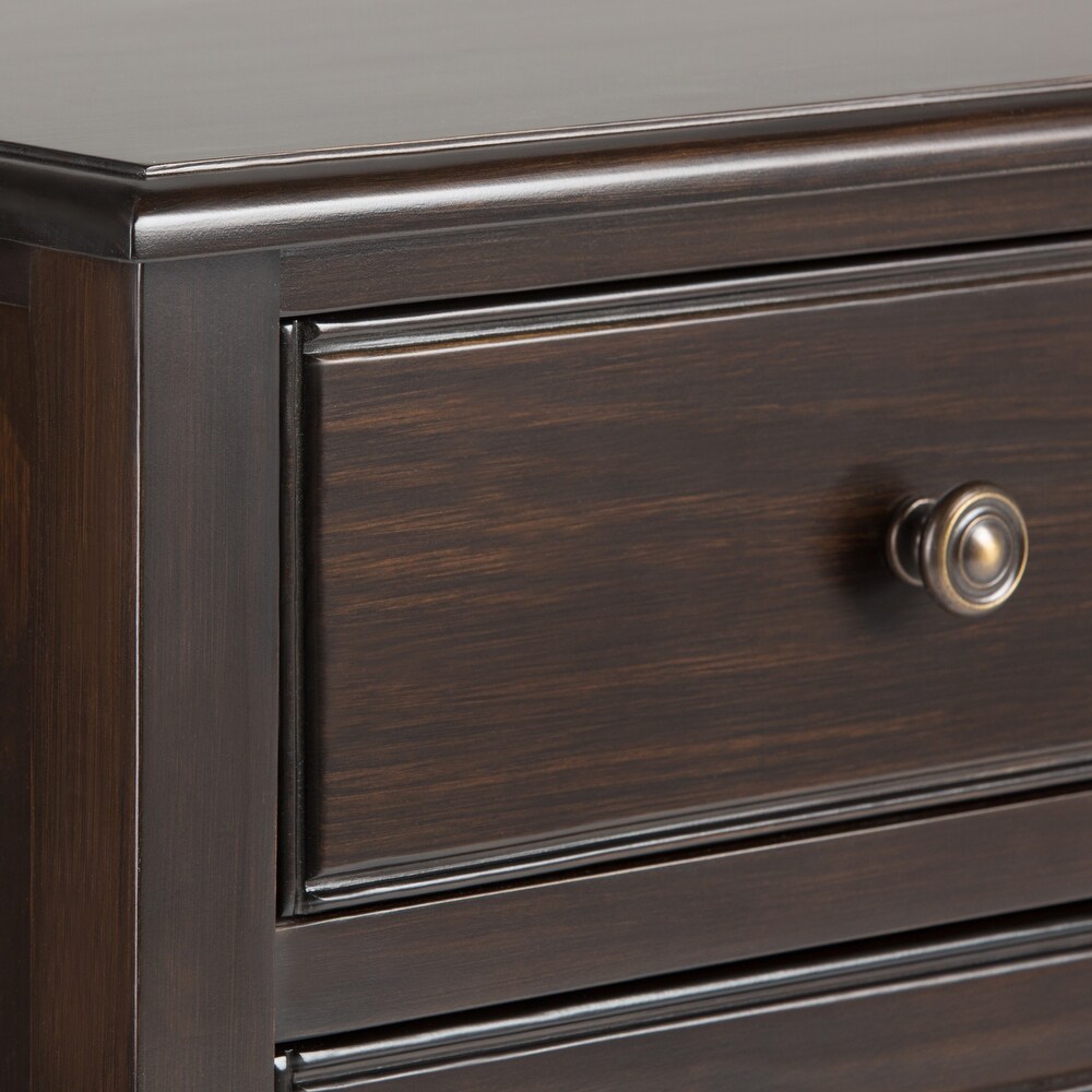 WYNDENHALL Hampshire Solid Wood Traditional Entryway Storage Cabinet   40\