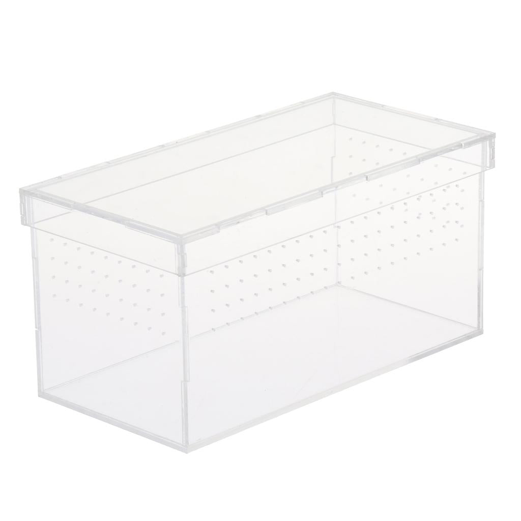 Acrylic Reptile Feeding Tank for Spiders Breeding Box