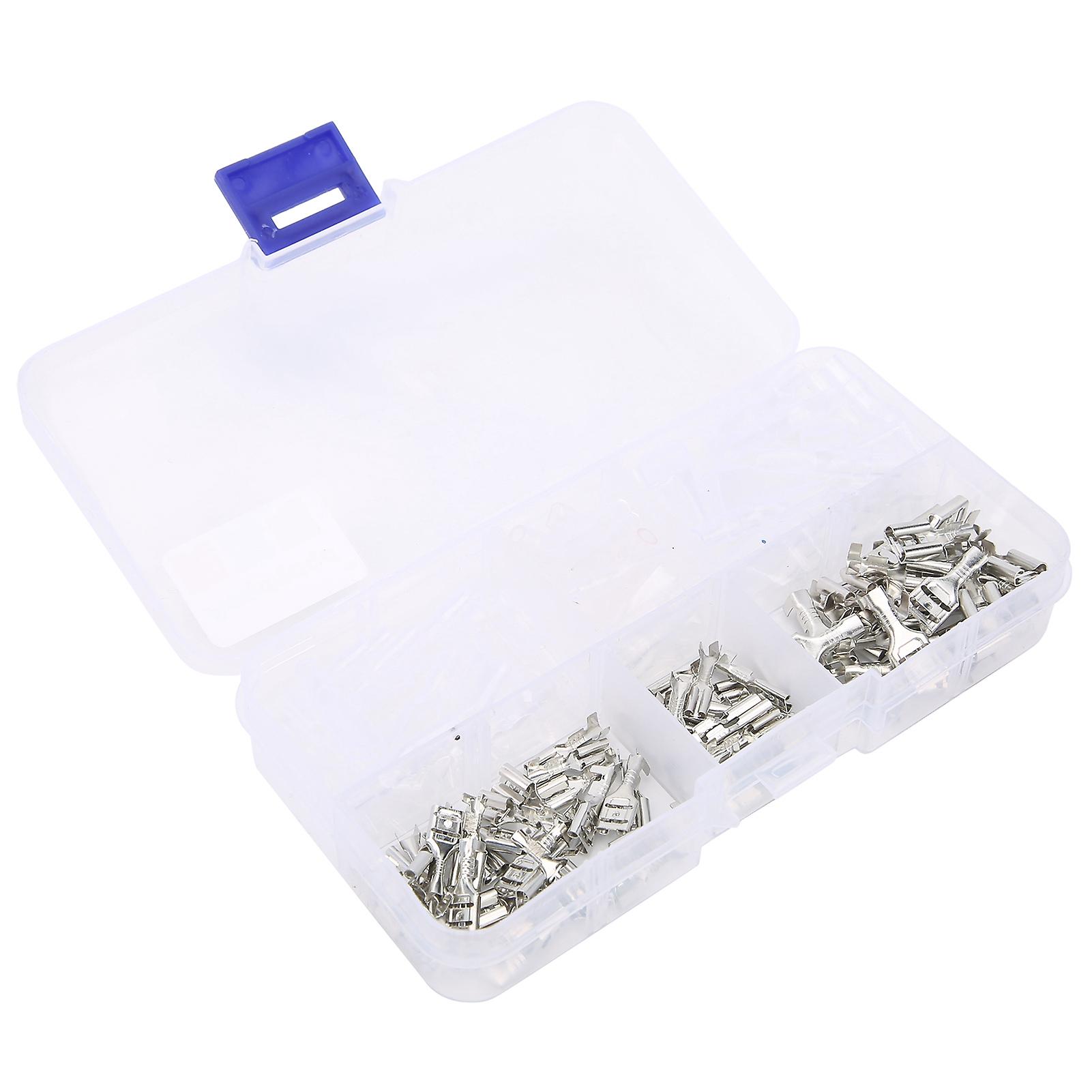 150pcs 2.8/4.8/6.3mm Insulated Crimp Terminals Electrical Wire Connectors Assortment Kit