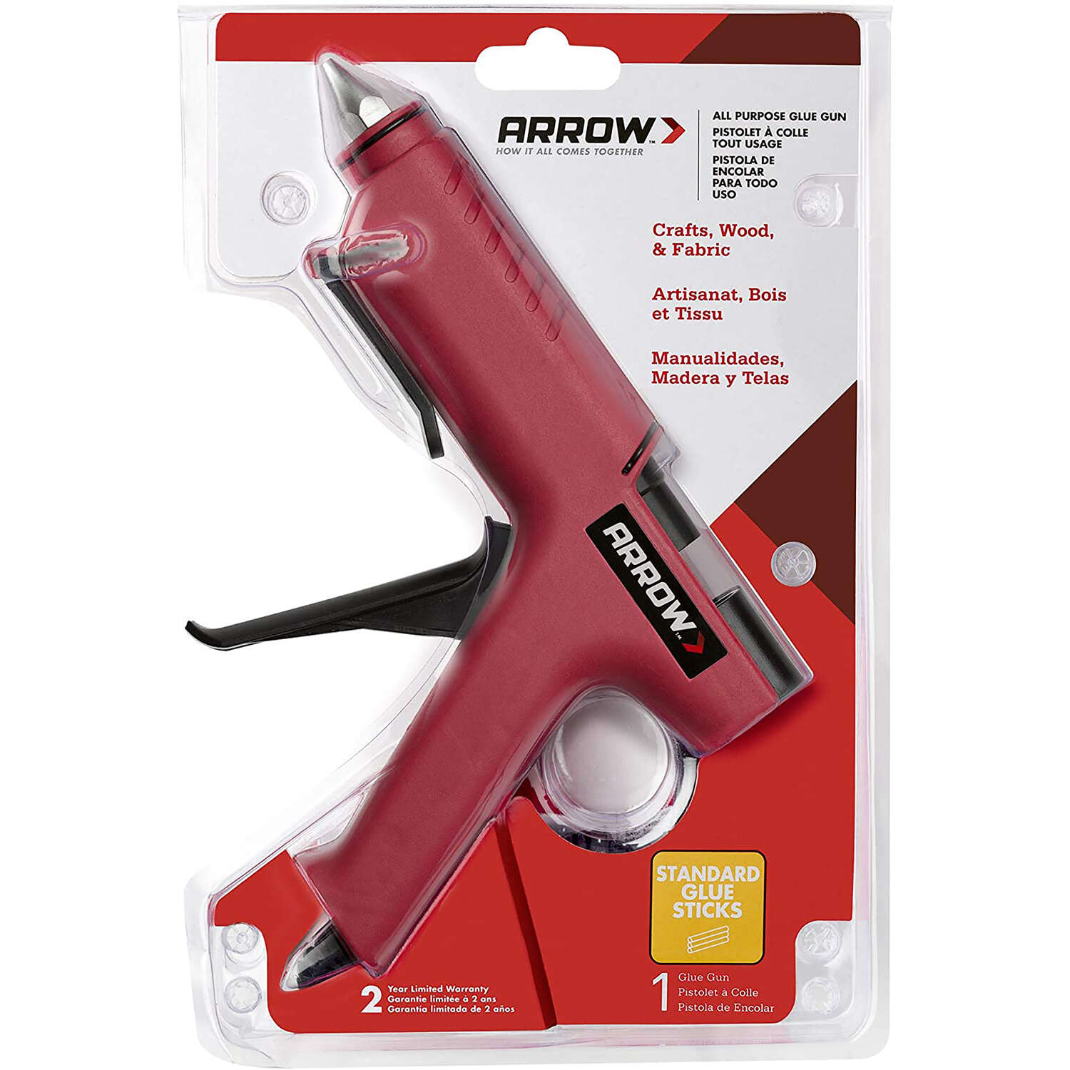 Arrow 40 W High Temperature Glue Gun 120 V