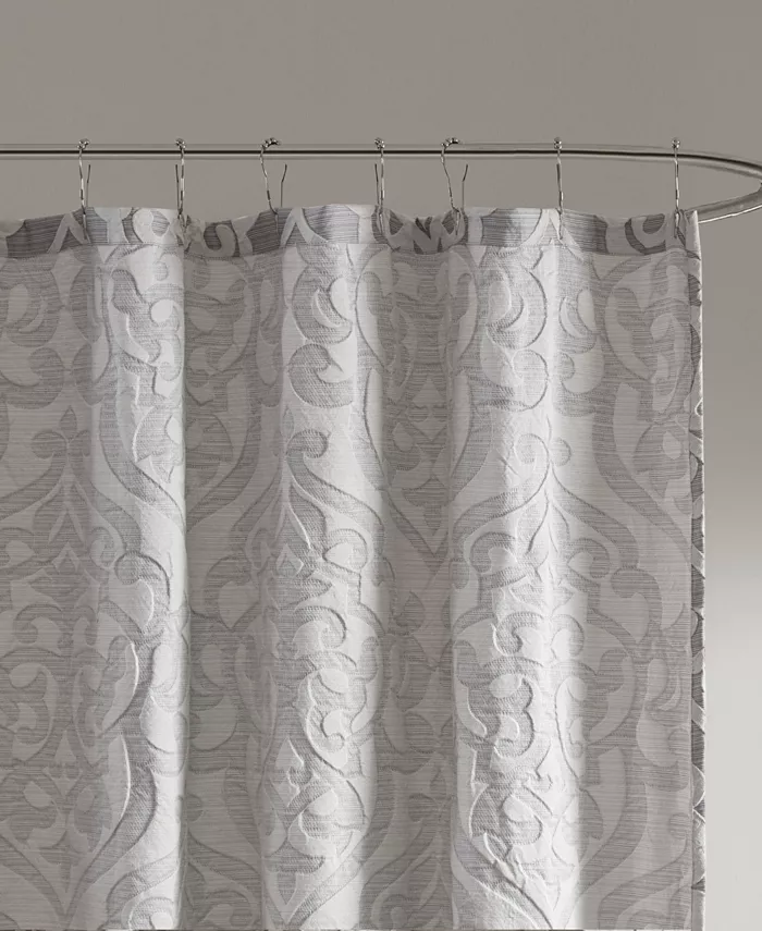 Madison Park Odette Jacquard Shower Curtain 72 x  72