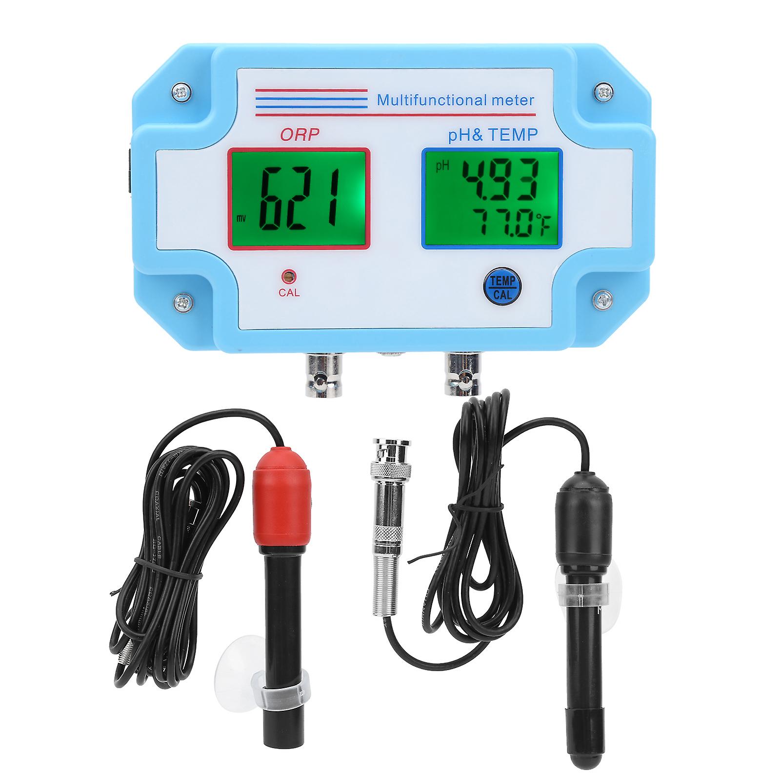 3 In 1 Ph Orp Temperture Water Quality Detecor Multifunctional On Line Water Quality Monitorus Plug 110v