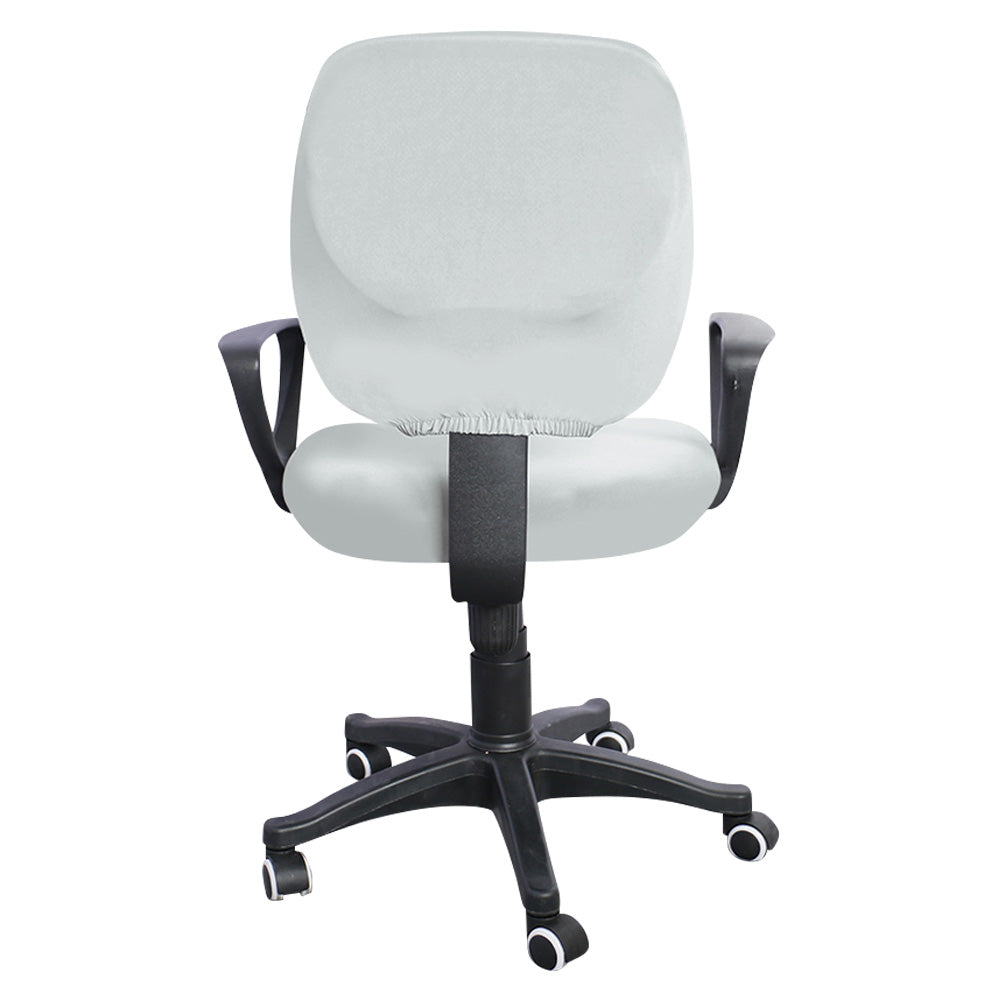 DYstyle Stretchy Computer Office Chair Cover Split Rotating Chair Slipcover