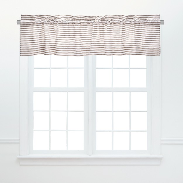 C amp f Home Ticking Stripe Valance