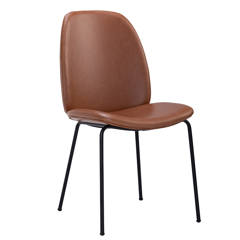 ADELIA Dining Chair - Tan & Black