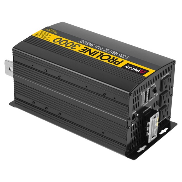 Wagan 3000 Watt Proline Msw Power Inverter Black