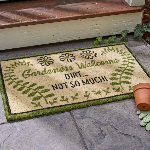 Geranium Floral Gardener x27 s Welcome Doormat