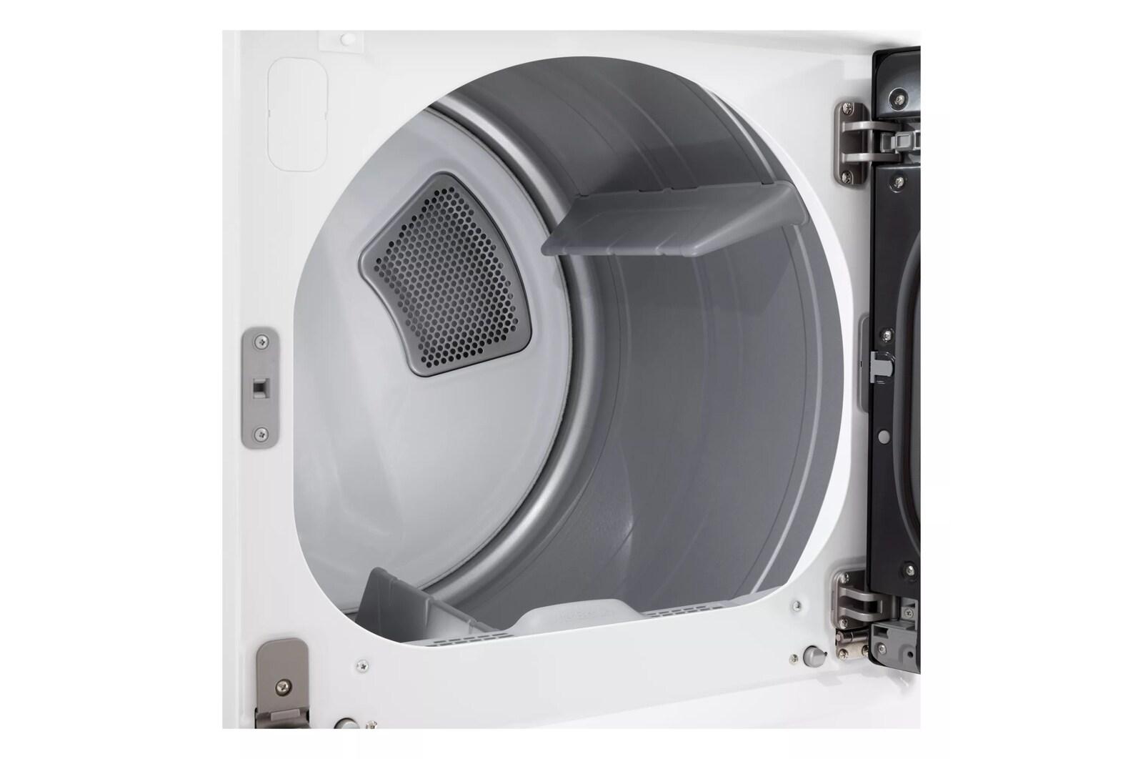 Lg DLE8400WE 7.3 Cu. Ft. Ultra Large Capacity Rear Control Electric Dryer With Lg Easyload™ Door And Ai Sensing