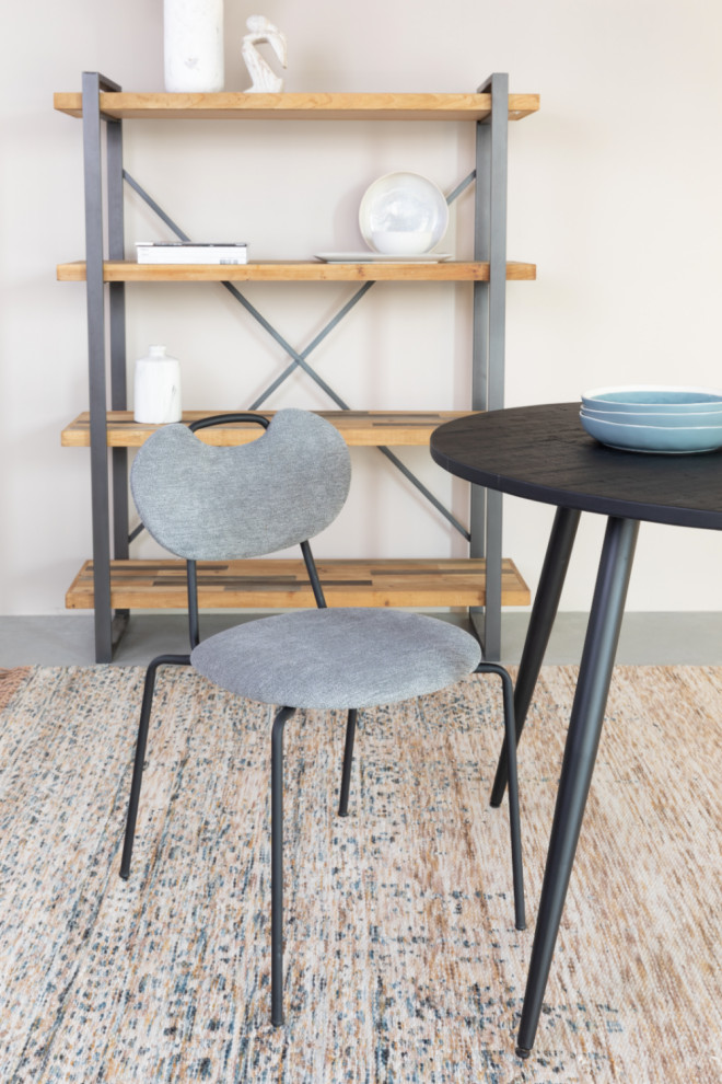 Fabric Upholstered Dining Chairs (2)  DF Aspen   Midcentury   Dining Chairs   by Oroa   Distinctive Furniture  Houzz