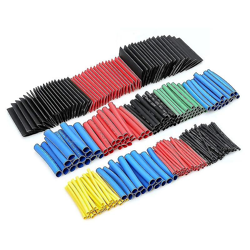 560pcs Heat Shrink Tubing， Electrical Wire Cable Wrap Assortment Electric Insulation Heat Shrink Tu