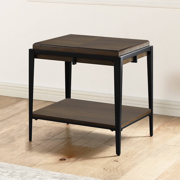 Waco End Table Espresso Steve Silver Co