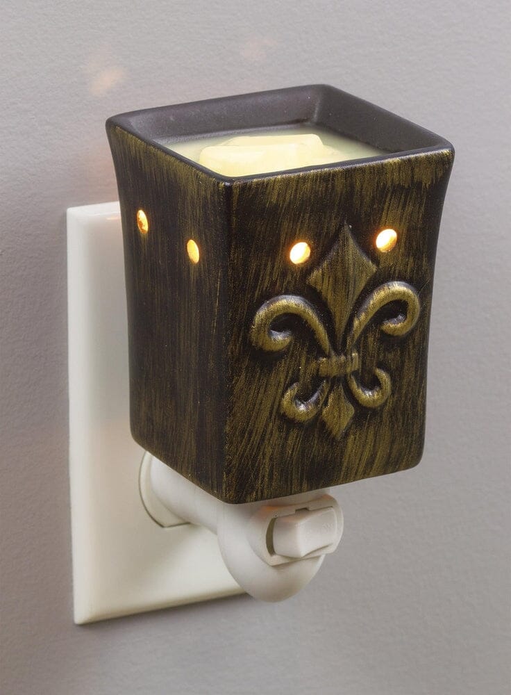 Plug-In Fragrance Wax Melt Warmer (Fleur-de-lis)